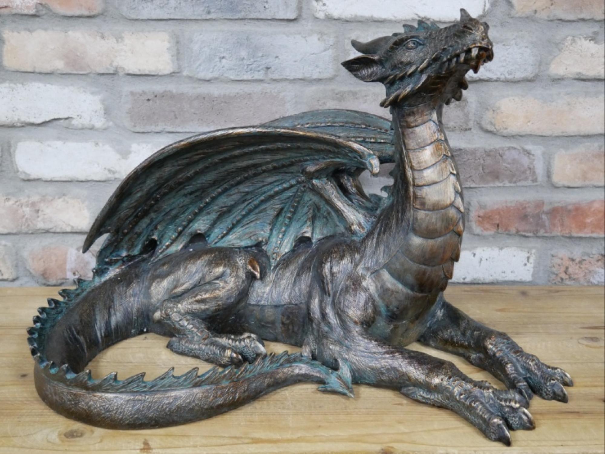 Product photograph of Resin Dragon Ornament from Choice Furniture Superstore.